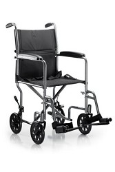 lightweight transport chair frame steel wheelchair pioneering spirit travel portable